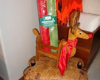 reindeer on camel saddle