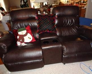 2 pair of these leather, power, theatre  seat recliners