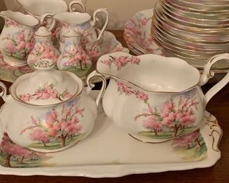 Set of china by Royal Albert "Blossom Time" 