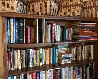Books and Native American Baskets 