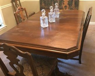 Dining room Set / Walnut and Mahogany