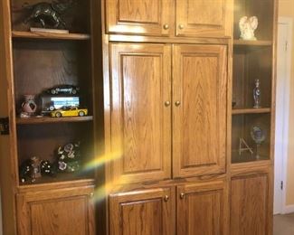 Fine, all wood book case, display