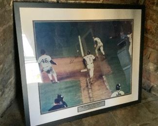 Mookie Wilson and Bill Buckner signed photo