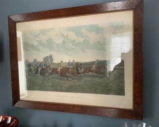 Pair of English hunt prints