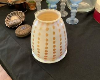Quezel art glass shade