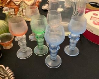 Bohemian glass cordial