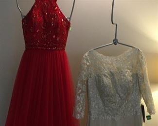 Try one of these pretty dresses on...