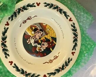 A better view of one of the Disney bowls.