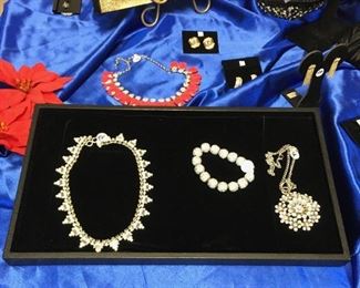 Diamonds are a girl's best friend, but our costume jewelry can look pretty good too!