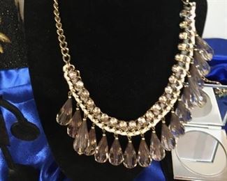 Statement necklace dripping in style