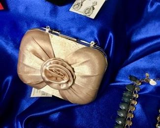 Pretty pink pouf bag