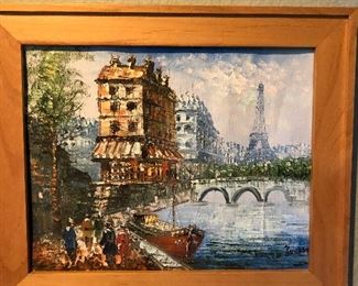 Paris oil painting by Burnett
