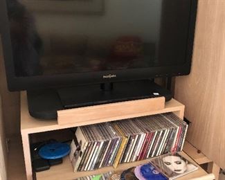 Loads of CDs and tv