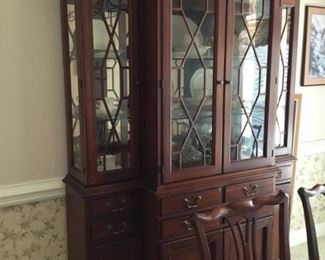 Henredon China Cabinet 3'L x 7'H x 18"D