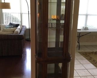 Curio Cabinet 27"L x 12"D x 76"H