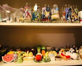 Sets of Star Wars glasses, Collection of Salt & Peppers