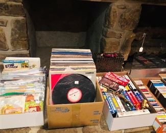 Vintage Records and tapes