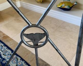 Wyland Dolphin Fin Back Chairs