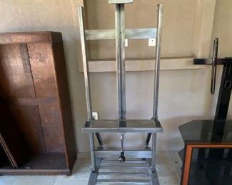 Restoration Hardware Artist Easel TV Stand (adjustable up/down/tilt)