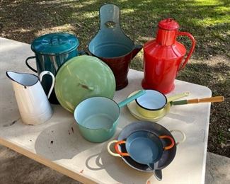 Antique Enamel Pieces