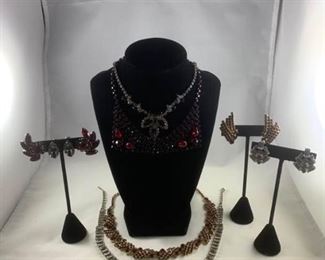 4 Sets of Vintage Costume Jewelry