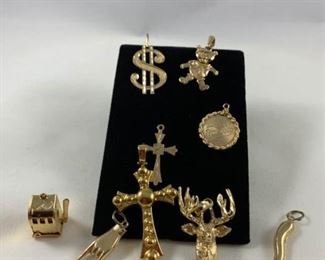 14k Gold Charms and Pendants