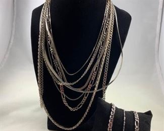 925 Italy Silver Chains