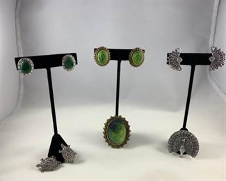 Earring and Brooch Sets