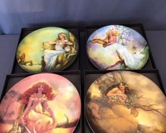 Four Ancient Elements Collector Plates