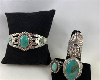 Native American Design Sterling