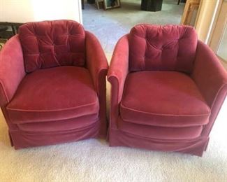 Pair of Club Chairs