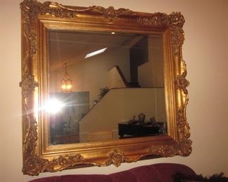 Large Gold Gilt Mirrors