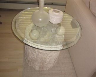 Glass Top Accent Tables 