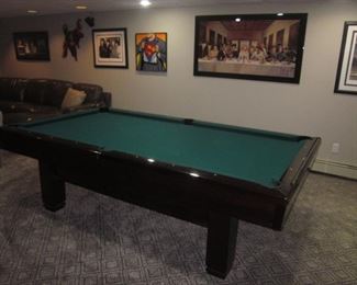 Brunswick Pool Table and Extras 