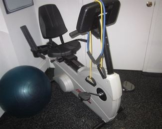 Hoist V6 Exercise Universal
Exercise Room Filled ~ Weights ~ Exercise Bike 
True Elliptical