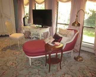 Chaise Lounge ~ TV's ~ Vanity 
Ornate Lighting