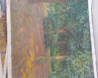 Other pictures are canvas only, just waiting for someone to frame!