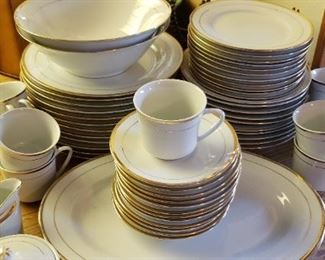 Elegant, Vintage Gold Trimmed Fine China