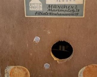 Uhren Hauser, Munnchen2 Cuckoo Clock