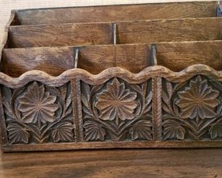 Beautiful, Vintage Desk Supply Organizer