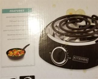 Single Electric Burner. Great for parties