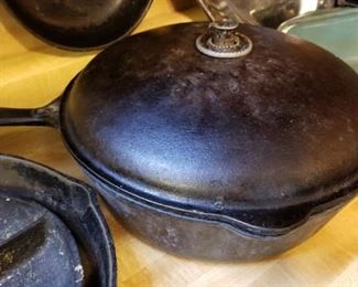 Cast Iron lidded Skillet