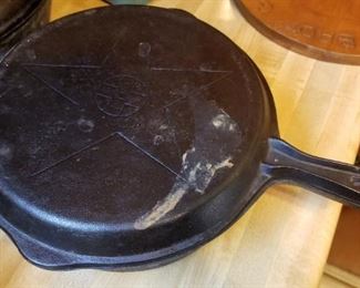 Vintage Lodge 4 in 1 Cast Iron Skillet