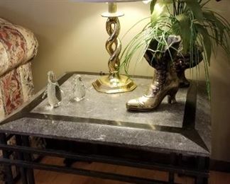 Iron End Table