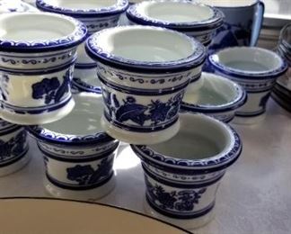 Blue and White