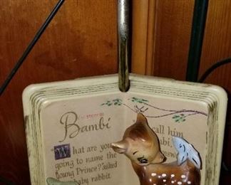 Bambi and Thumper Lamp by Dolly Toy Co
