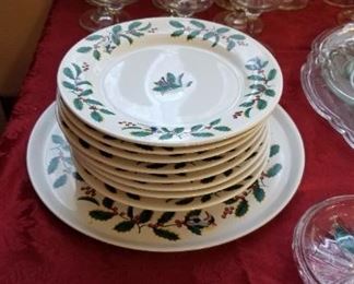 Holiday Desert Plates