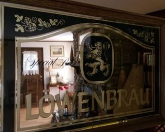 Lowenbrau Advertising Mirror