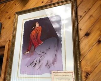 Gorman Serigraph - Faces