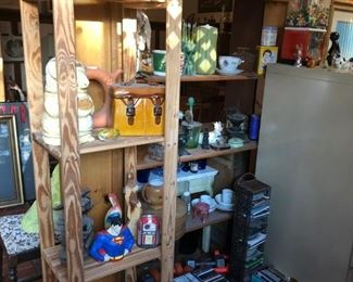 Cookie Jars, Gum Ball Machine, CD's